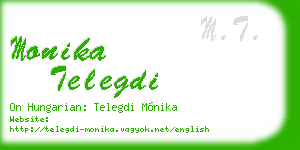 monika telegdi business card