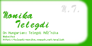 monika telegdi business card